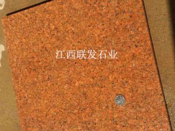 光澤紅映山紅石材規格板石材批發廠商